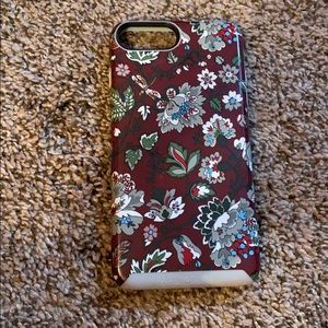Vera Bradley hybrid iphone 7/8 plus case